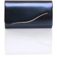 AJVANI Women's Evening Envelope Clutch Bag in Navy