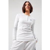 Original Creator Women's Flower Long Sleeve T-shirt in Peach | Size: Medium