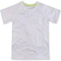 Stedman Active Women's Stedman Raglan Mesh T-Shirt XS in White | Size: Medium
