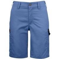 Projob Women's 2529 Polycotton Work Cargo Shorts in Blue | Size: 28