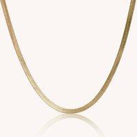 Realta Women's Herringbone Necklace in Gold