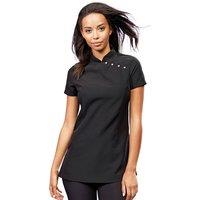 Premier Women's Mika Tunic Health Beauty & Spa Workwear Pack of 2 in Black | Size: 10