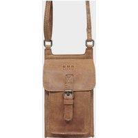 Real Hide Bags Women's 'MYLA' Real Leather Mobile Phone Crossbody Bag in Tan