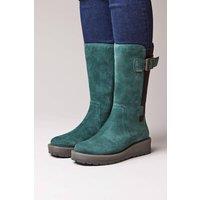 Moshulu Women's Rannoch' Mid Calf Boots in Green | Size: 7