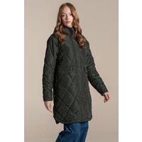 Craghoppers Women's National Trust Sweetgrass Hooded Waterproof Jacket in Dark Green | Size: 14