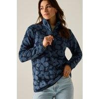 Regatta Women's Cosy Frankie Borg Half Zip Fleece in Navy | Size: 20
