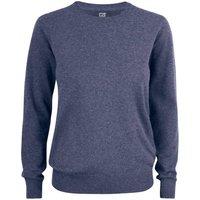 Cutter & Buck Women's Oakville Cotton Crew Neck Sweatshirt in Navy | Size: Medium