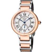 GV2 Women's Rome, Swiss Quartz Watch, White Dial, 316L Stainless Steel