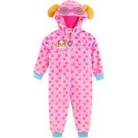 Paw Patrol Girl's Skye Fleece Onesie in Pink | Size: 18-24 m