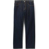 Lands' End Men's Classic Fit Comfort Waistband Stretch Denim Jeans in Dark Indigo | Size: 34L