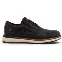 Infinity Leather Men's Mustang Faux Leather Casual Outdoor Shoes - M0141002 in Black | Size: 9