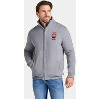 Raging Bull Men's Zip Through Bully Sweat in Grey | Size: Large