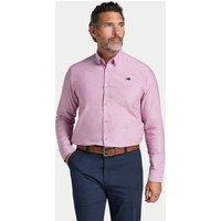 Raging Bull Men's L/S Classic Oxford Shirt in Pink | Size: Small