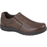 IMAC Men's Grain Leather Shoes in Brown | Size: 11