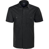 Projob Men's Cotton Chest Pocket Shirt in Black | Size: Medium