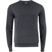 Cutter & Buck Men's Oakville Crew Neck Jumper in Dark Grey | Size: 2XL