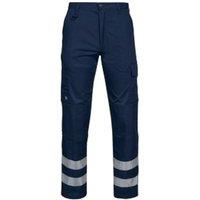 Projob Men's 2517 Multi Pocket Work Trousers in Navy | Size: 40L