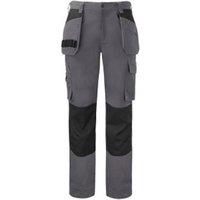 Projob Men's 5530 Cotton Work Trousers in Grey | Size: 42S