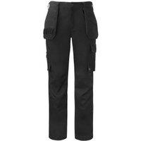 Projob Men's 5530 Cotton Work Trousers in Black | Size: 30R