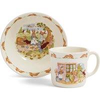 Fiskars Royal Doulton Bunnykins Baby Bowl & Mug Set - Cream