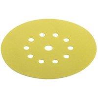 Flex Power Tools D225-10 Sf-P220 Ve12 Xtreme Sandpaper Disc 225mm X P 220 12 Pack in Yellow