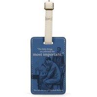 Sherlock Holmes Luggage Tag from Pulteney Press in Blue