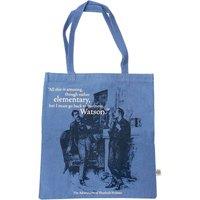 Sherlock Holmes Cotton Shopper from Pulteney Press in Blue