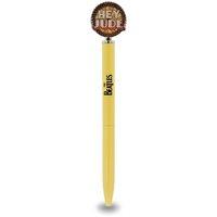 The Beatles Hey Jude Metal Topped Pen in Yellow