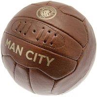 Manchester City FC Heritage Football in Dark Brown