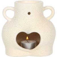 Something Different Ceramic Bum Oil Burner in Cream
