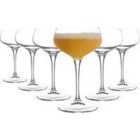 Bormioli Rocco Bartender Novecento Cocktail Glasses - 250ml - Pack of 6 in Clear