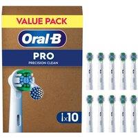 Oral B Pro Precision Clean Toothbrush Heads Pack of 10 in Clear