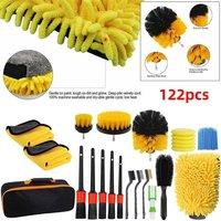 PAWNORA 122Pcs Car Detailing Brush Set