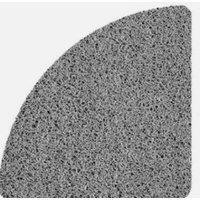NESTLUNE 60x60cm no pattern Non Slip Corner Shower Mat Anti Mould Bath Mat in Grey | Size: 60x60 cm