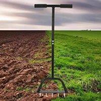 Kelvenix Lawn Aerator Tool Garden Spike Grass Gardening in Black | Size: 100g