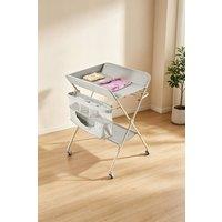 Multi-Functional Collapsible Baby Changing Table in Grey