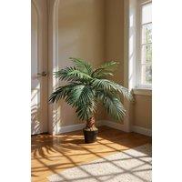 Garden Sanctuary Artificial Potted Plant Palm Tree for Home Decoration in Green
