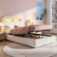 Rolipo Furniture/Beds in White | Size: Double