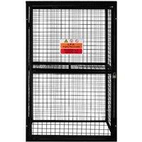 Monstershop Gas Bottle Collapsible Mesh Cage - 184 x 116 x 57cm in Black | Size: 184 x 116 x 57 cm