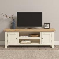 Seconique Windsor Straight TV Unit (Fully Assembled) in Ivory