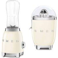 Smeg 50's Style Citrus Juicer & Mini Blender in Cream