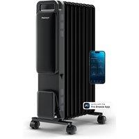 Pro Breeze OmniWarm 2500W Oil Filled 11 Fins Radiator Heater With Digital Display & Smart App Control in Black
