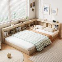 Matteo Storage Bed, 4ft6 Double Bed Plenty Of Storage Space, Durable & Sturdy in White