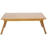 KORVIXA Floor Table Folding Coffee Table & Tea Table in Brown | Size: 100 cm x 100 cm