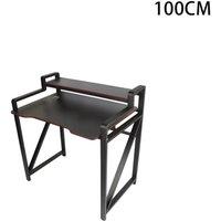 KORVIXA 100cm Ergonomic Gaming Desk Computer PC Gaming Table For Gaming Setup in Black | Size: 100 cm x 100 cm
