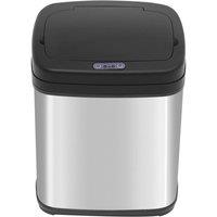Kelvenix Automatic Sensor Dustbin Stainless Steel Rubbish Waste Bin Trash 20L in Silver | Size: 0.6m2