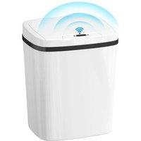 Kelvenix 15L Sensor Bin, Automatic Touchless Kitchen Bin in White | Size: 0.6m2