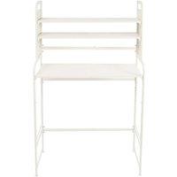 Kelvenix Laundry Room Shelf Expandable Over Toilet in White | Size: 0.6m2