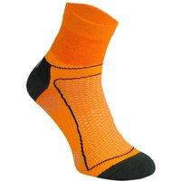 COMODO Men's 1 Pack High Vis Neon Low Cut Cycling Socks in Burnt Orange | Size: 6-8