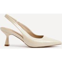 Linzi Women's Presley Beige Faux Leather Court Heels | Size: 6-Standard Fit